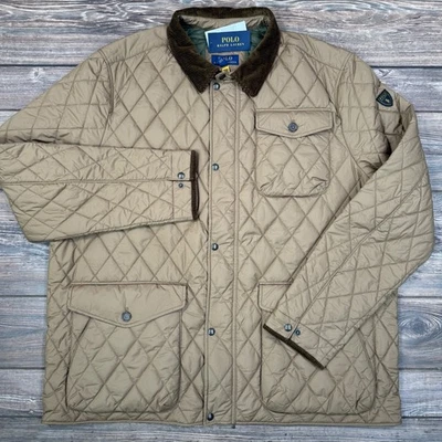 Polo Ralph Lauren Mens Big & Tall Beaton Quilted Jacket Brown Size 3XLT NWT $328 - Image 1 of 4