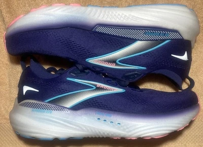 New Women’s Brooks Glycerin GTS 22 Size 10.5B, Blue Ribbon/Peacoat/Pink - Image 1 of 4