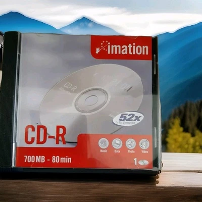 Imation CD Rohlinge CD-R 700 MB 1 Stück  Neu  - Bild 1 von 3