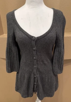 Juicy Couture Y2K Cashmere Blend Pullover Sweater Bell Sleeve Size S - Image 1 of 4