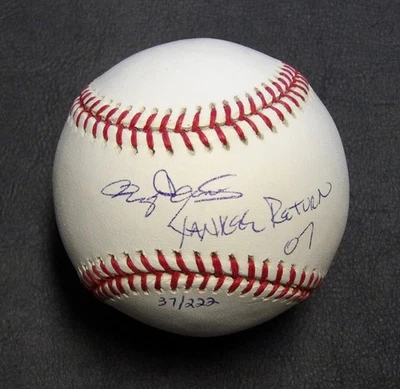 Roger Clemens Signed Official Major League Baseball JSA TRISTAR Authen 07 Return - Image 1 of 4