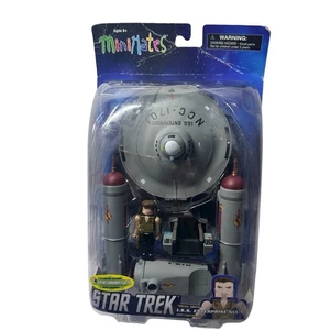 Star Trek Minimates EE. UU. Enterprise con Capitán Kirk Diamante Nueva Caja Dañada - Imagen 1 de 5