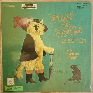 Cathleen Nesbitt PUSS IN BOOTS (Caedmon TC1247) 1968 stereo LP - Picture 1 of 3