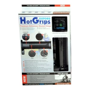Oxford Premium Adventure HotGrips With V8 Switch - Picture 1 of 2