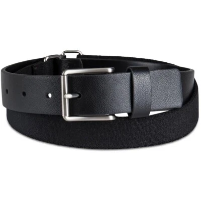 Cinturón de vestir Kenneth Cole Reaction elástico de cuero negro para hombre L Foto 1 de 4