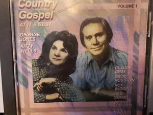 VG George Jones & Kitty Wells - Country Gospel At It's Best Volume 1 (1994) CD - Picture 1 of 2