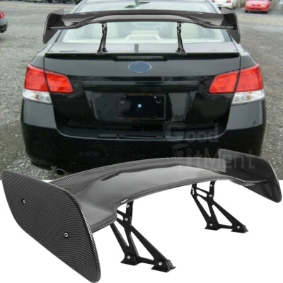 Alerón trasero de fibra de carbono ajustable para Subaru Legacy GT Style 47" Foto 1 de 4