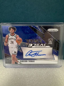Cameron Thomas - Prizm - Fast Break Disco - Auto /49 - Brooklyn Nets - #FB-CTN - Bild 1 von 2