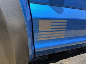 2018 Ford Raptor F-150 American Flag Vinyl Graphics Decals Stickers Pair Us 2019 - Picture 1 of 4