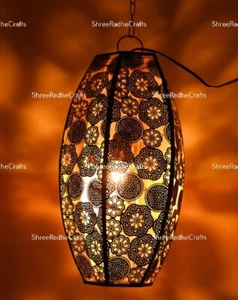 20"Vintage Design Modern Turkish Handmade Moroccan Ceiling Hanging Lighting Lamp - Picture 1 of 6