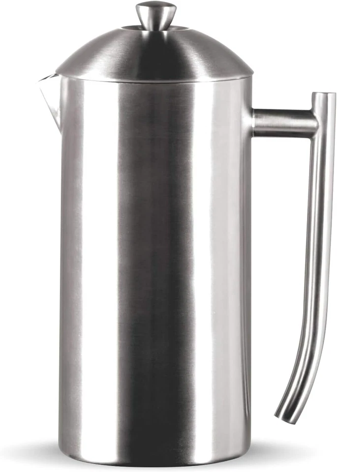 Frieling Brushed 18/10 Stainless Steel French Press, 17-Ounce