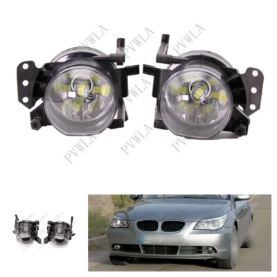 Led Fog Light Lamp  For BM E60 Sedan E61 Touring 323i 325i 328i 330i 335i 03-06 - Image 1 of 4