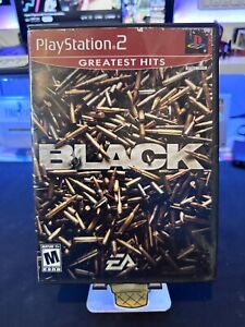 Black PlayStation 2 PS2 Game | NO MANUAL | Greatest Hits | Tested & Works [A3]