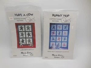 Millie June Designs Have a Cow Wandbehang und Bunny Hop Quilt Stitch 'n Saw - Bild 1 von 4