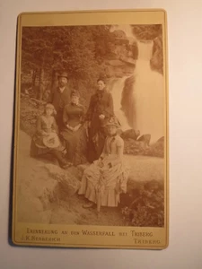 Erinnerung an den Wasserfall bei Triberg - Mann Frauen Mädchen / KAB - Bild 1 von 1