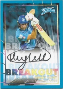 2023 / 24 Cricket Traders Breakout Signature Team (BOT03) Henry HUNT 06/28 - Picture 1 of 2