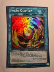 Chimera Fusion●YUGIOH●DUNE●PORTUGUESE●SUPER RARE●1st ED●NM●09134 - Picture 1 of 2