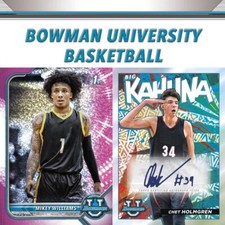2021-22 Bowman University Basketball Paper Prospects 1-100 - COMPLETE YOUR SET