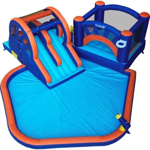Hapcap Inflatable Water Slide with Bounce house,Big Pool,Blower for Kids Outdoor - Picture 1 of 11