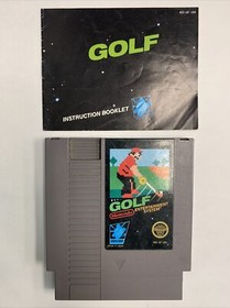 Golf (Nintendo Entertainment System, 1985) NES Game And Manual