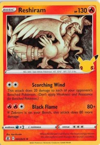 Celebrations, Reshiram Holo p2-13901 - Picture 1 of 2