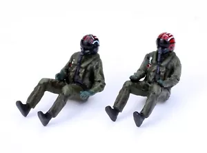 PreSale US Navy Seated Pilots (02 figures) 1:48 Pro Built Model - Picture 1 of 5