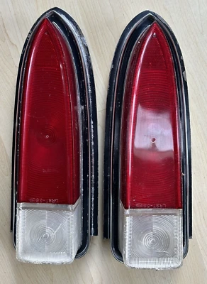 Lincoln 1958 par de luces traseras Town Car Continental limusina Breezeway 429 58 460 Foto 1 de 4