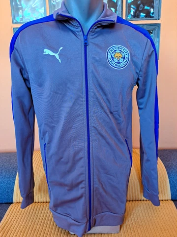 LEICESTER CITY FC Football Soccer Fotboll Fussball Calcio PUMA 17 Tracksuit Top Cover