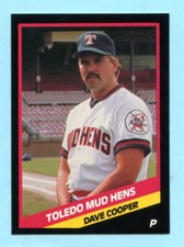 1988 CMC - Mud Hens Inter. League -  Toledo Mud Hens -Dave Cooper- Box 198