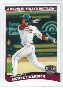 2016 Wisconsin Timber Rattlers (Class A-Milwaukee Brewers) Monte Harrison