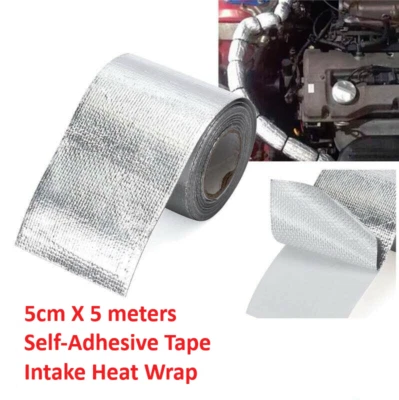 Heat Reflective Self-Adhesive Silver Tape 5cm x 5meters EU STOCK - Image 1 of 2