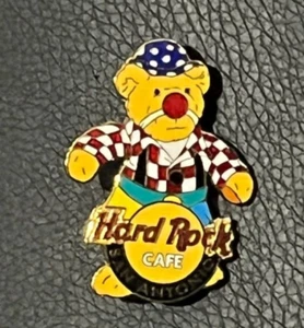 Pin insignia payaso oso de peluche de san antonio hard rock café - Imagen 1 de 2