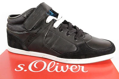 S.Oliver 15203 Hombre Botas Botines Negro ¡NUEVO! Foto 1 de 4