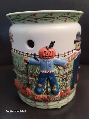 Yankee Candle Tart Wax Melt Warmer Burner Fall Autumn Pumpkin Halloween Retired - Image 1 of 4