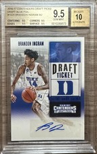 2016-17 Panini Contenders Draft Ticket #102 Brandon Ingram Auto BGS 9.5 True Gem