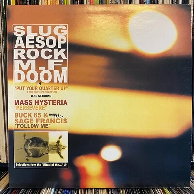 MOLEMEN - PUT YOUR QUARTER UP (12")  2001!!  RARE!!  SLUG + AESOP ROCK + MF DOOM Foto 1 de 2