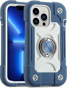 Funda con anillo magnético a prueba de golpes resistente para iPhone 16 15 14 13 12 Pro Max cubierta - Imagen 1 de 104