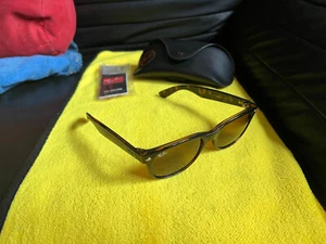 Ray-Ban Sonnenbrille WAYFARER RB2140 902 Braun Havanna Brille sunglasses eyewear - Bild 1 von 5