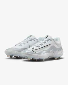 NIKE ALPHA HUARACHE ELITE IV LOW MEN'S BASEBALL CLEATS FD2745-104 MSRP $95 - Picture 1 of 6