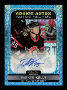 2021 O-Pee-Chee Platinum #R-PK Parker Kelly Blue Traxx RC Auto