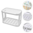Makeup Containers Organizer for Desk Double Storage Rack Layer