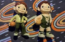 Vintage 70s Basketball Players Smiley Boy Ceramic X2 Boys, One W/ Long Sleeves