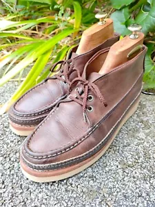 Botas Chukka Russell Mocasín Deportivas Arcillas EE. UU. 7.5 E Marrón Chromexcel Driftwood - Imagen 1 de 23