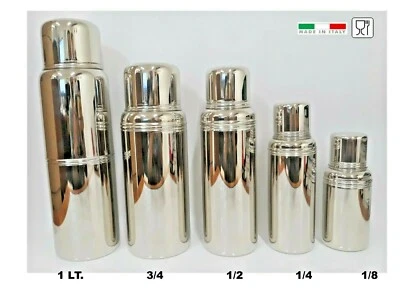 ZAGARIA CASALINGHI THERMOS IN ACCIAIO OTTONATO C/VETRO INTERNO SOTTO TAPPO ESPANSIONE ALTA QUALITA'