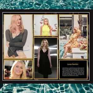 Leven Rambin,American actress,Limited Edition,Actor Memorabilia Frame