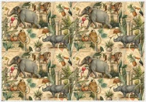 Bomo Art Gift Wrapping Paper. Large Size 1m x 0.7m. TWO SHEETS - Picture 1 of 42