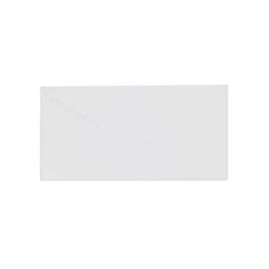 110 x 220 reinweiße DL-Umschläge | gummiert | 120 g/m² V-Klappe weiß Umschlag - Bild 1 von 2