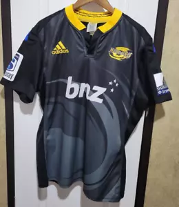 2014 Adidas Hurricanes Wellington Manawatu Hawk's Bay Rugby Camisa XL Usada - Imagen 1 de 14