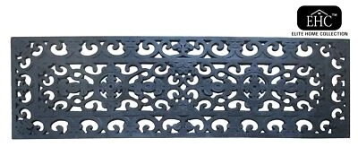 EHC 1 x Victorian Wrought Iron Effect Outdoor/Indoor Non Slip Rubber Step Door M - Image 1 of 4