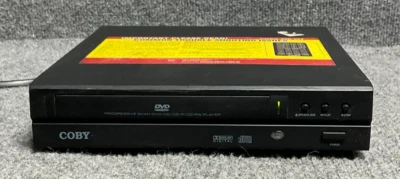Coby CD/DVD Player 💿 DVD-224 Slim MP3 Progressive Scan Dolby Digital - Image 1 of 4